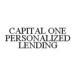 CAPITAL ONE PERSONALIZED LENDING