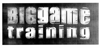 BIG GAME TRAINING