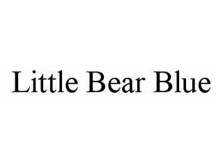 LITTLE BEAR BLUE