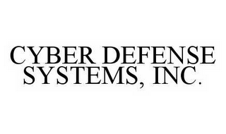 CYBER DEFENSE SYSTEMS, INC.