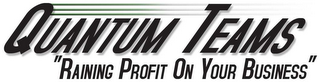 QUANTUM TEAMS "RAINING PROFIT ON YOUR BUSINESS"