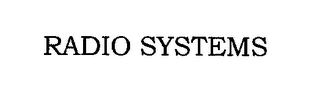 RADIO SYSTEMS