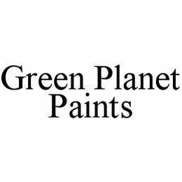 GREEN PLANET PAINTS