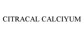 CITRACAL CALCIYUM