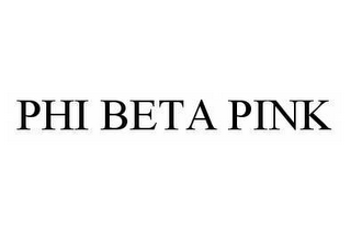 PHI BETA PINK