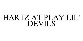 HARTZ AT PLAY LIL' DEVILS