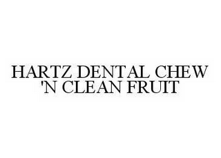 HARTZ DENTAL CHEW 'N CLEAN FRUIT