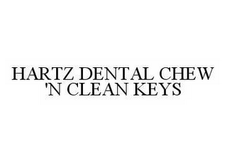 HARTZ DENTAL CHEW 'N CLEAN KEYS