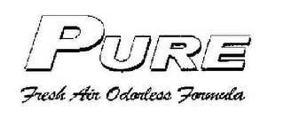 PURE FRESH AIR ODORLESS FORMULA