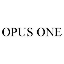 OPUS ONE