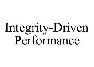 INTEGRITY-DRIVEN PERFORMANCE