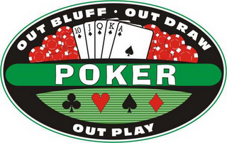 POKER OUT BLUFF OUT DRAW OUT PLAY