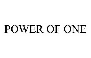 POWER OF ONE