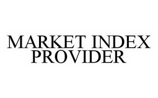 MARKET INDEX PROVIDER