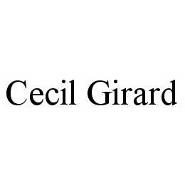 CECIL GIRARD