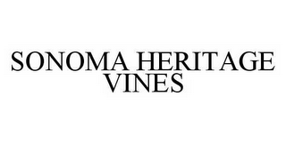 SONOMA HERITAGE VINES