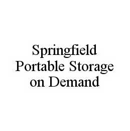 SPRINGFIELD PORTABLE STORAGE ON DEMAND