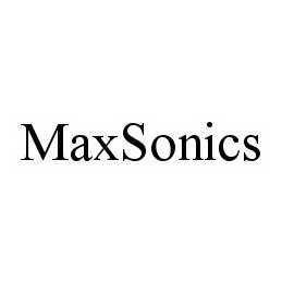 MAXSONICS