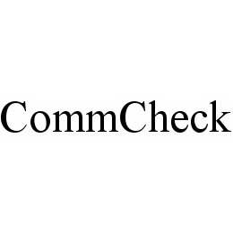 COMMCHECK