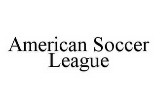 AMERICAN SOCCER LEAGUE