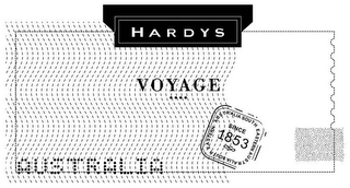 HARDYS VOYAGE EASTERN AUSTRALIA SOUTH SINCE 1853 AUSTRALIA