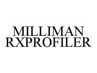 MILLIMAN RXPROFILER