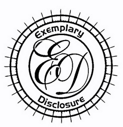 ED EXEMPLARY DISCLOSURE