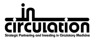 IN CIRCULATION STRATEGIC PARTNERING AND INVESTING IN CIRCULATORY MEDICINE