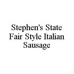 STEPHEN'S STATE FAIR STYLE ITALIAN SAUSAGE