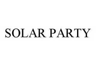 SOLAR PARTY