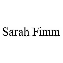 SARAH FIMM