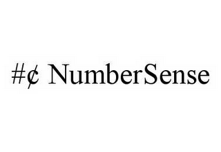 #¢ NUMBERSENSE