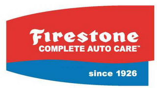 FIRESTONE COMPLETE AUTO CARE SINCE 1926