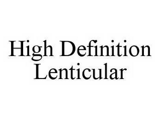 HIGH DEFINITION LENTICULAR