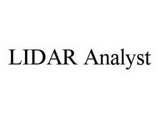 LIDAR ANALYST