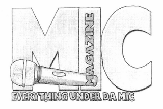 MIC MAGAZINE EVERYTHING UNDER DA MIC