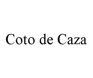 COTO DE CAZA