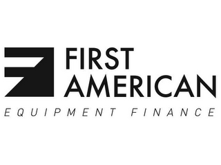 FIRST AMERICAN EQUIPMENT FINANCE