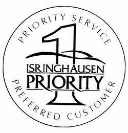 PRIORITY SERVICE PREFERRED CUSTOMER ISRINGHAUSEN PRIORITY 1