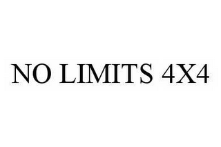 NO LIMITS 4X4