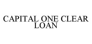 CAPITAL ONE CLEAR LOAN