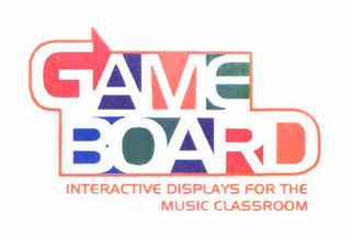 GAMEBOARD INTERACTIVE DISPLAYS FOR THE MUSIC CLASSROOM