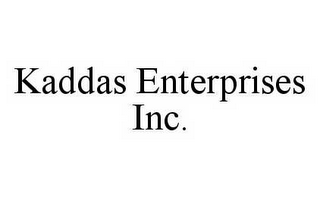 KADDAS ENTERPRISES INC.