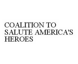 COALITION TO SALUTE AMERICA'S HEROES