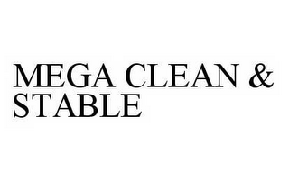 MEGA CLEAN & STABLE