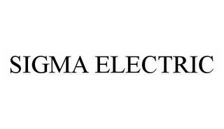 SIGMA ELECTRIC