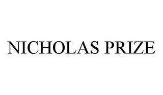 NICHOLAS PRIZE