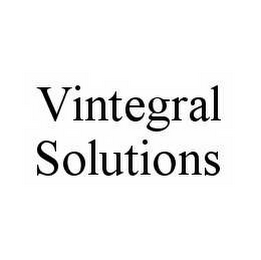 VINTEGRAL SOLUTIONS