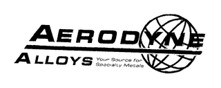 AERODYNE ALLOYS YOUR SOURCE FOR SPECIALTY METALS