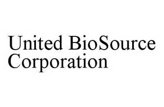 UNITED BIOSOURCE CORPORATION